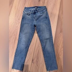 7 For All Mankind Light Blue Skinny Jeans